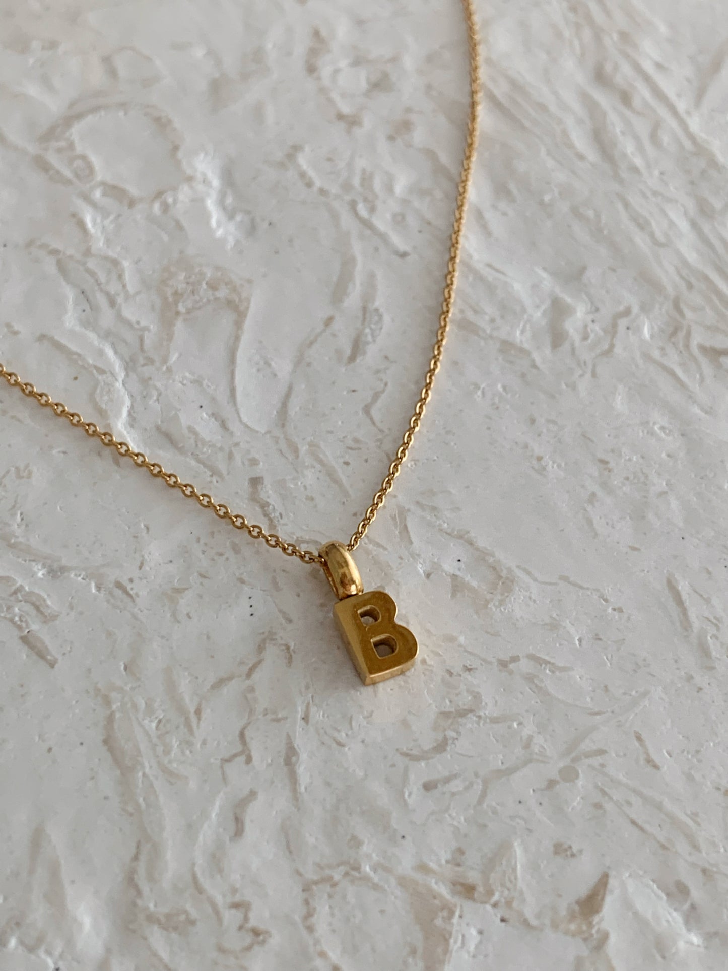 LETTER CHARM NECKLACE