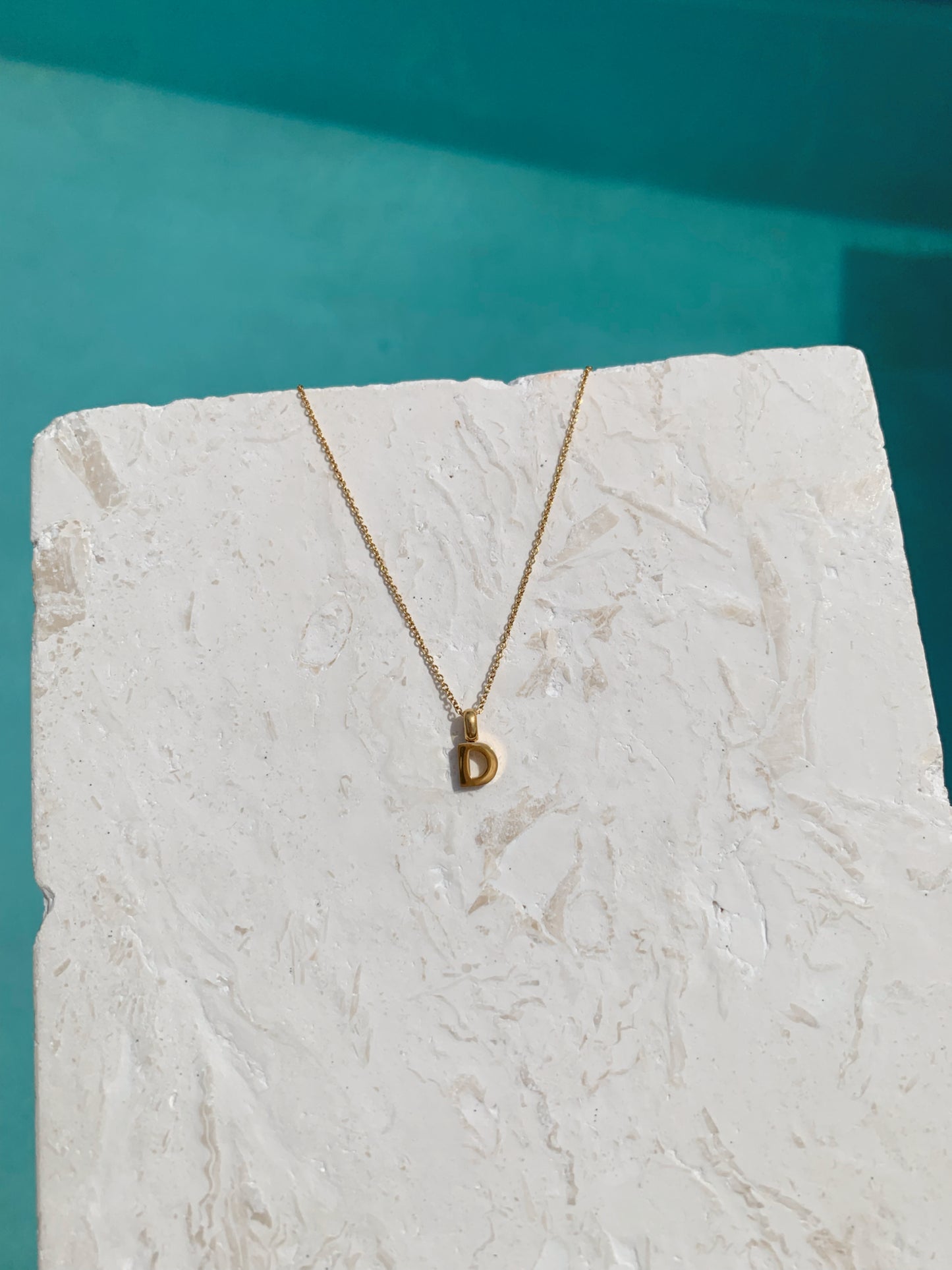 LETTER CHARM NECKLACE