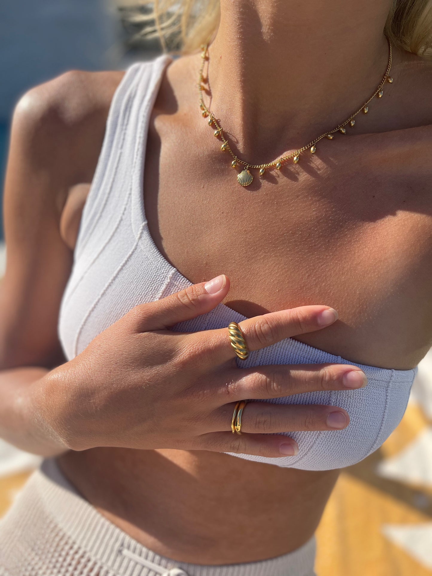 SEASHELL BOBBLE NECKLACE