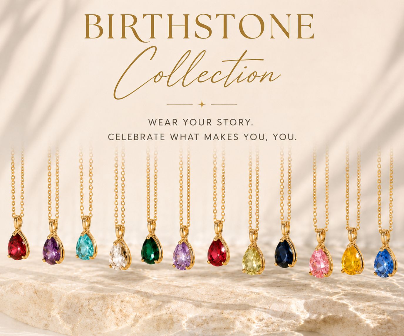 BIRTHSTONE NECKLACE COLLECTION