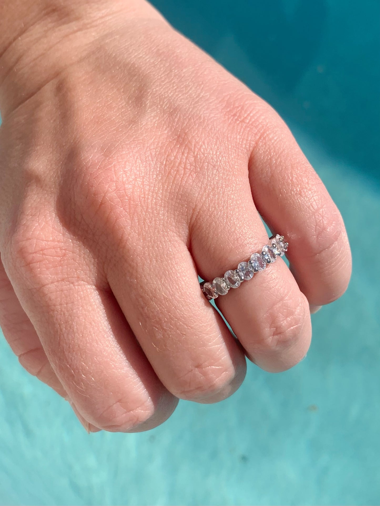 SILVER BAGUETTE RING