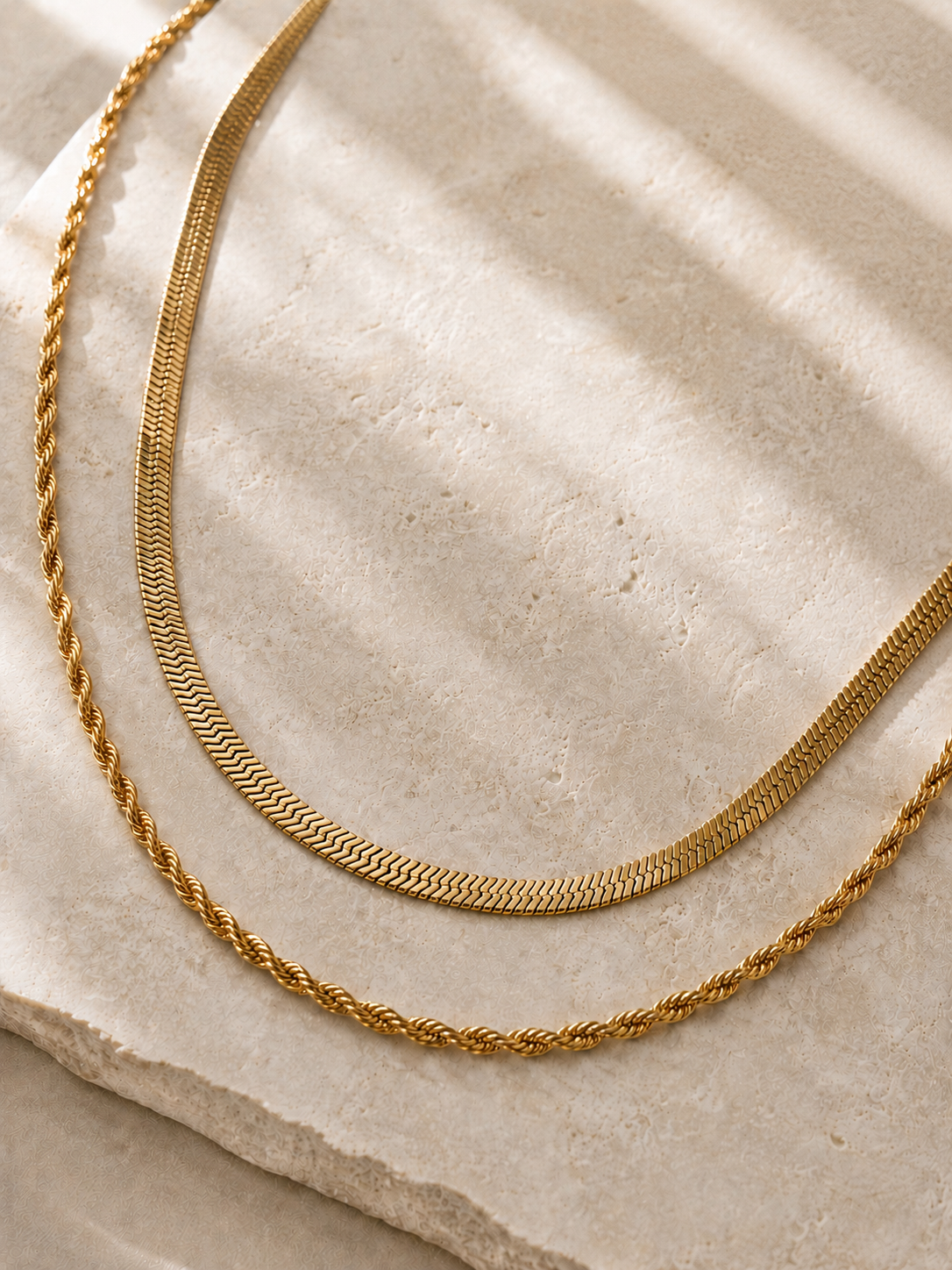 DOUBLE LAYER HERRINGBONE ROPE CHAIN