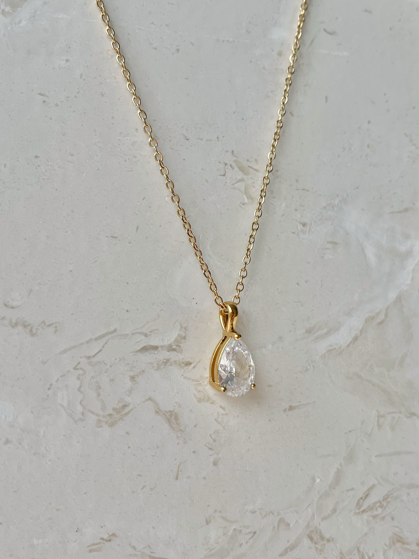 APRIL BIRTHSTONE NECKLACE