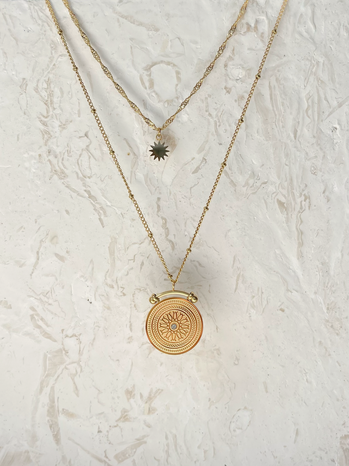 GOLD BEYOND THE SUN NECKLACE