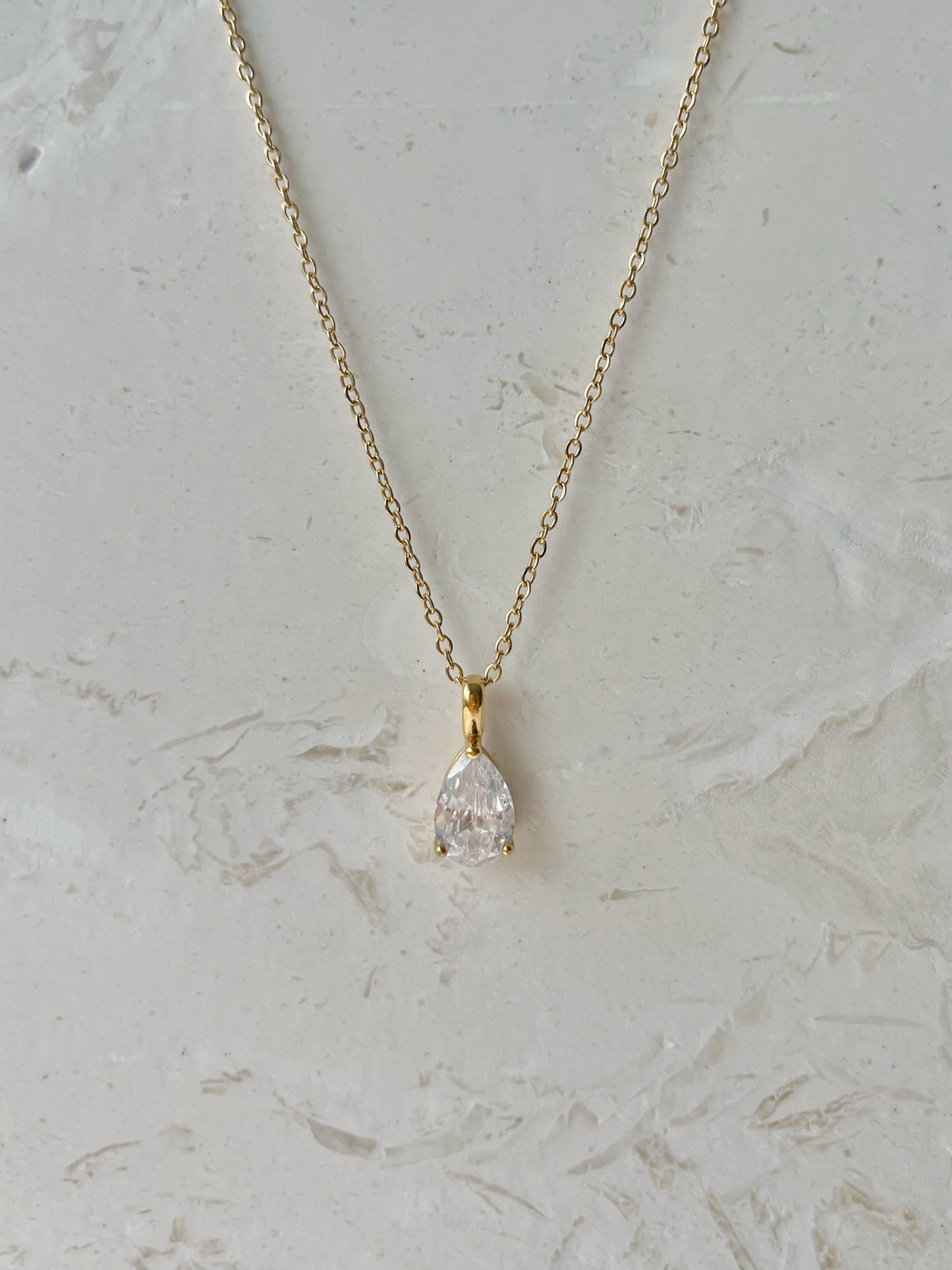 APRIL BIRTHSTONE NECKLACE