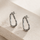 LAYLA OVAL STUD EARRINGS