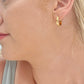 CRESCENT HOOP EARRINGS