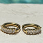 BAGUETTE MINI HOOP EARRINGS