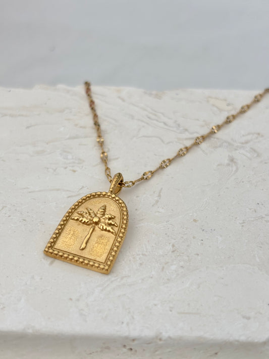 PALM TREE PARADISE NECKLACE