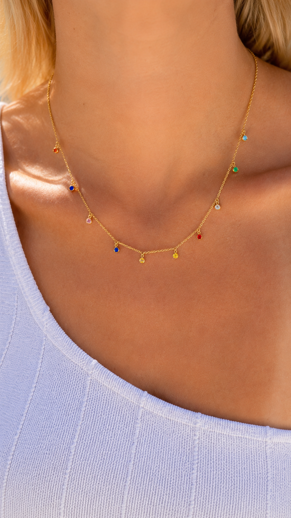 ALORA COLOURFUL BOBBLE NECKLACE