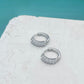 BAGUETTE MINI HOOP EARRINGS