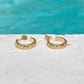 CRESCENT HOOP EARRINGS