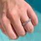 SILVER BAGUETTE RING
