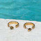 CRESCENT HOOP EARRINGS