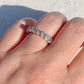 SILVER BAGUETTE RING