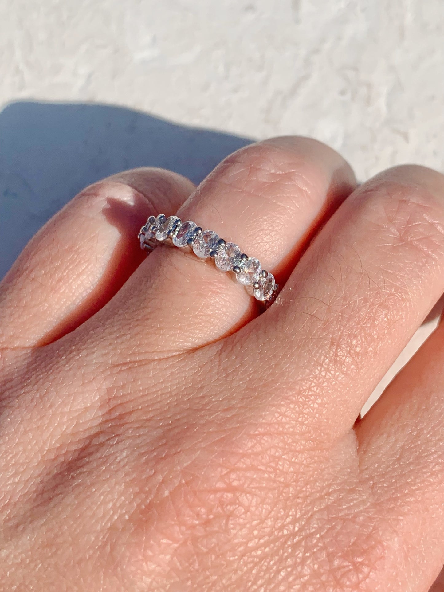 SILVER BAGUETTE RING