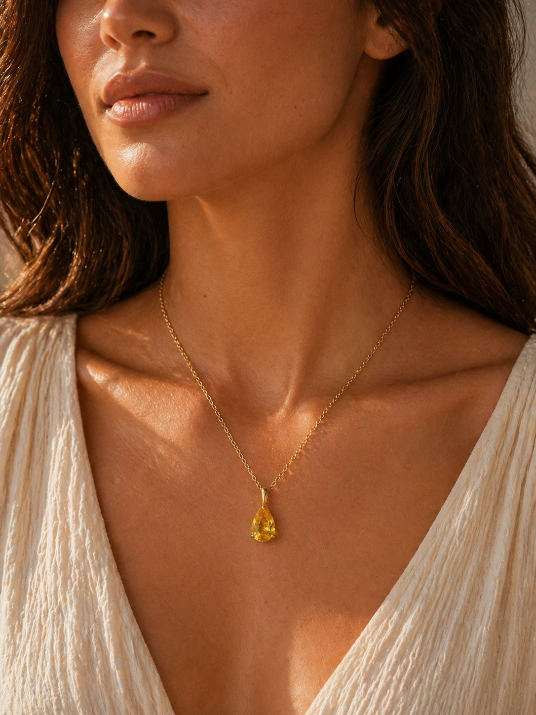NOVEMBER BIRTHSTONE NECKLACE
