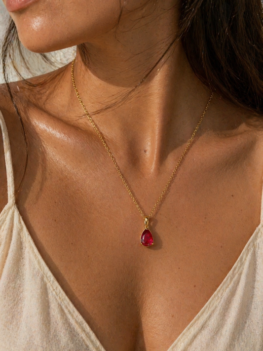 JULY BIRTHSTONE NECKLACE