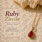 JULY BIRTHSTONE NECKLACE