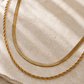 DOUBLE LAYER HERRINGBONE ROPE CHAIN