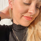 BAGUETTE MINI HOOP EARRINGS