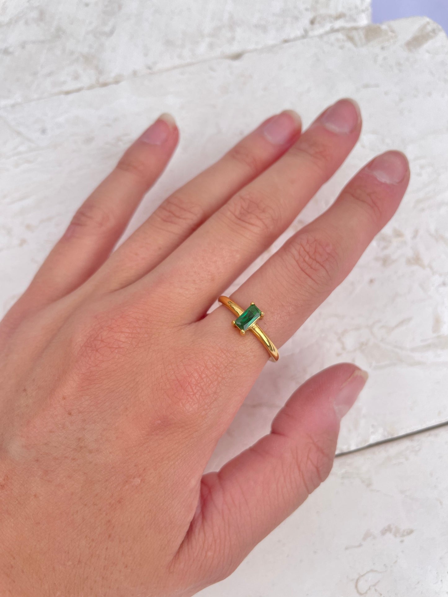 HARPER GREEN RING