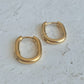 AURA OVAL HOOP EARRINGS