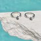 CRESCENT HOOP EARRINGS