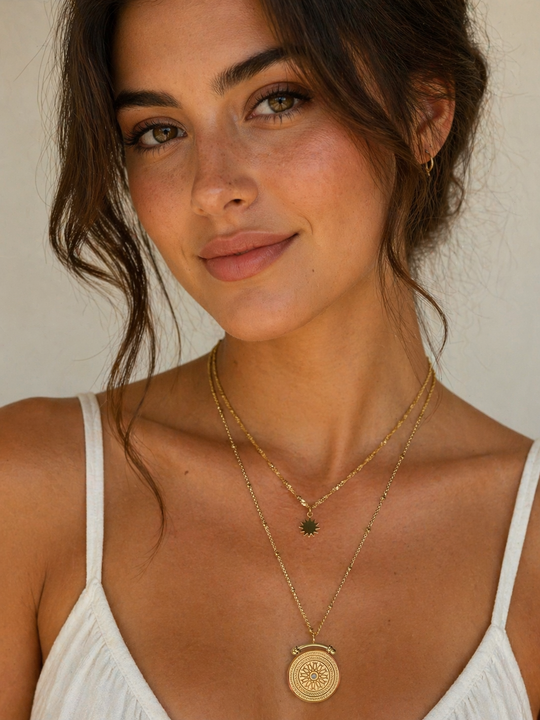 GOLD BEYOND THE SUN NECKLACE STACK