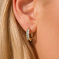 BAGUETTE MINI HOOP EARRINGS