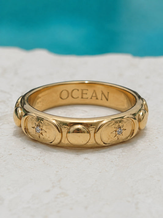 CRESCENT RING