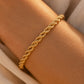 TWISTED ROPE CHAIN BRACELET