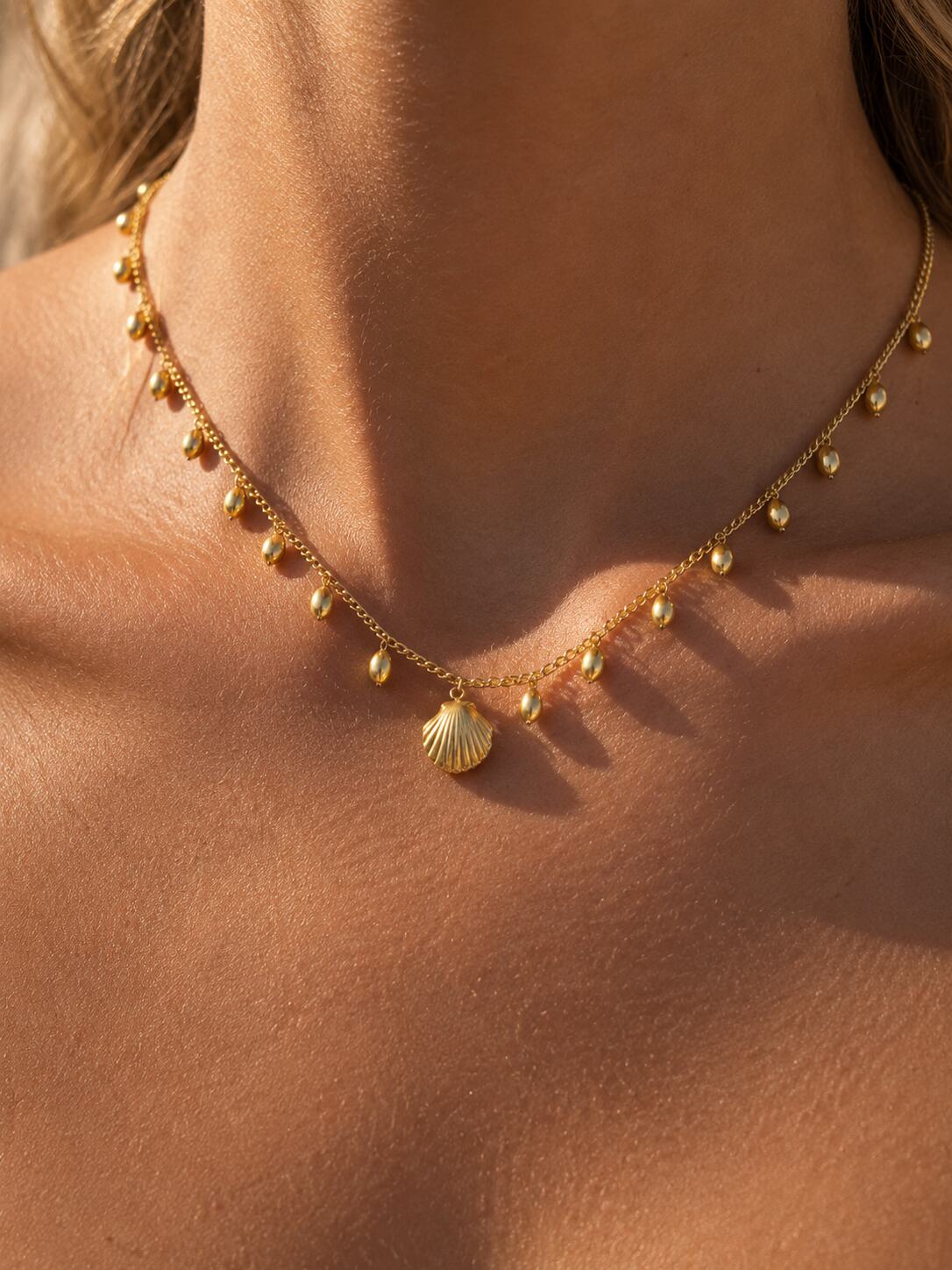 SEASHELL BOBBLE NECKLACE