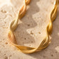 TWISTED HERRINGBONE CHAIN NECKLACE