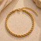 TWISTED ROPE CHAIN BRACELET