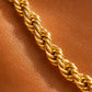 TWISTED ROPE CHAIN BRACELET
