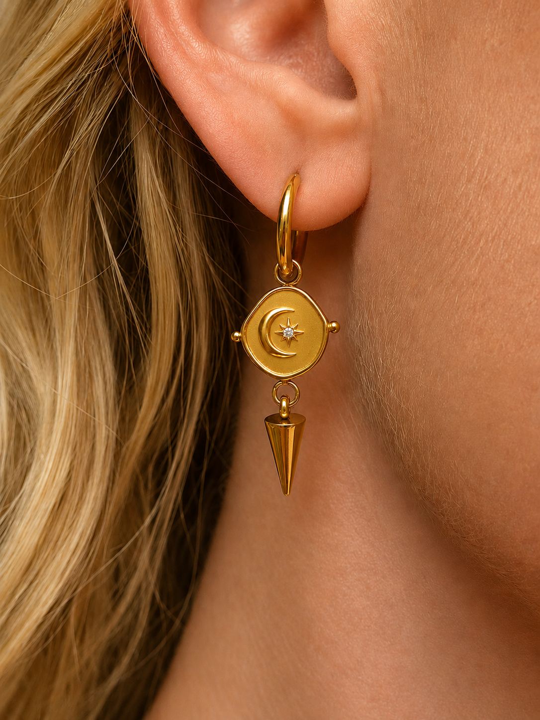 CRESCENT EARRINGS