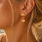 PEARL CLAM SHELL EARRINGS