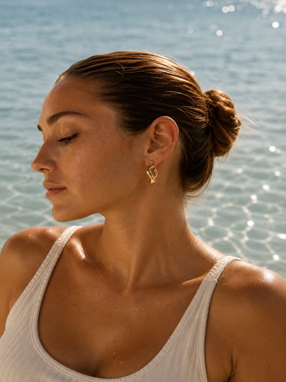 FARRAH HOOP EARRINGS