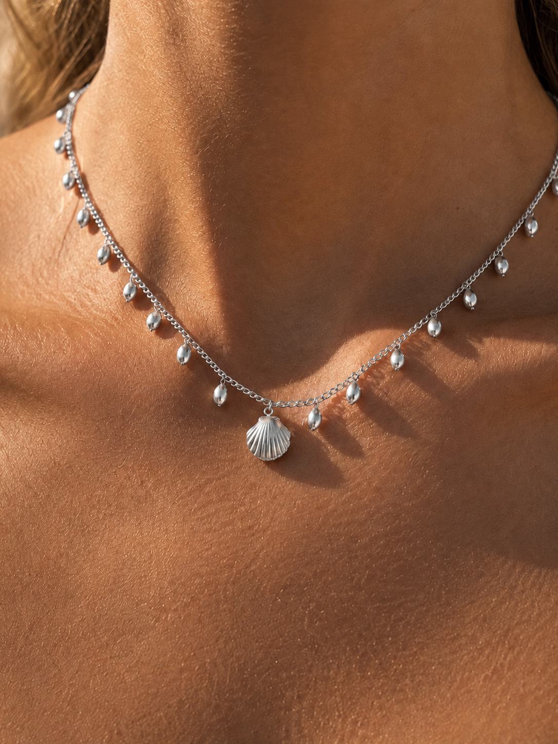 SEASHELL BOBBLE NECKLACE