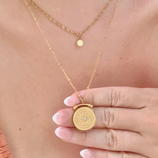 GOLD BEYOND THE SUN NECKLACE
