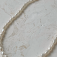 Pearl Choker Necklace in 18k gold finish with freshwater pearls