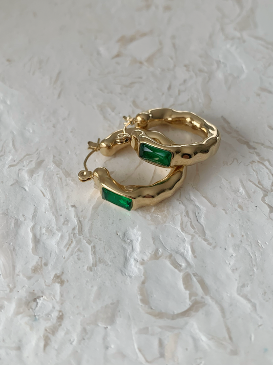 GREEN GODDESS EARRINGS