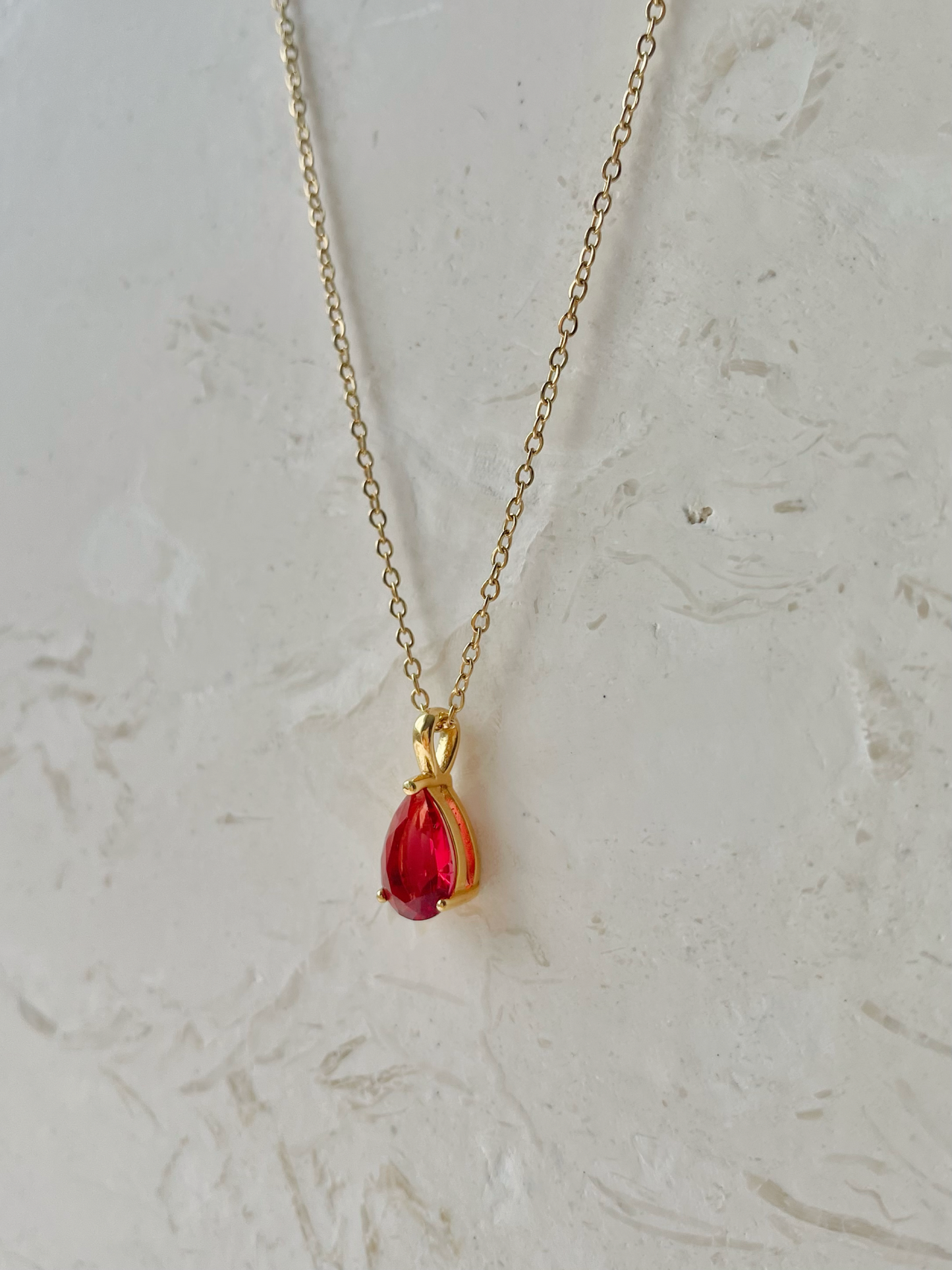 JULY BIRTHSTONE NECKLACE