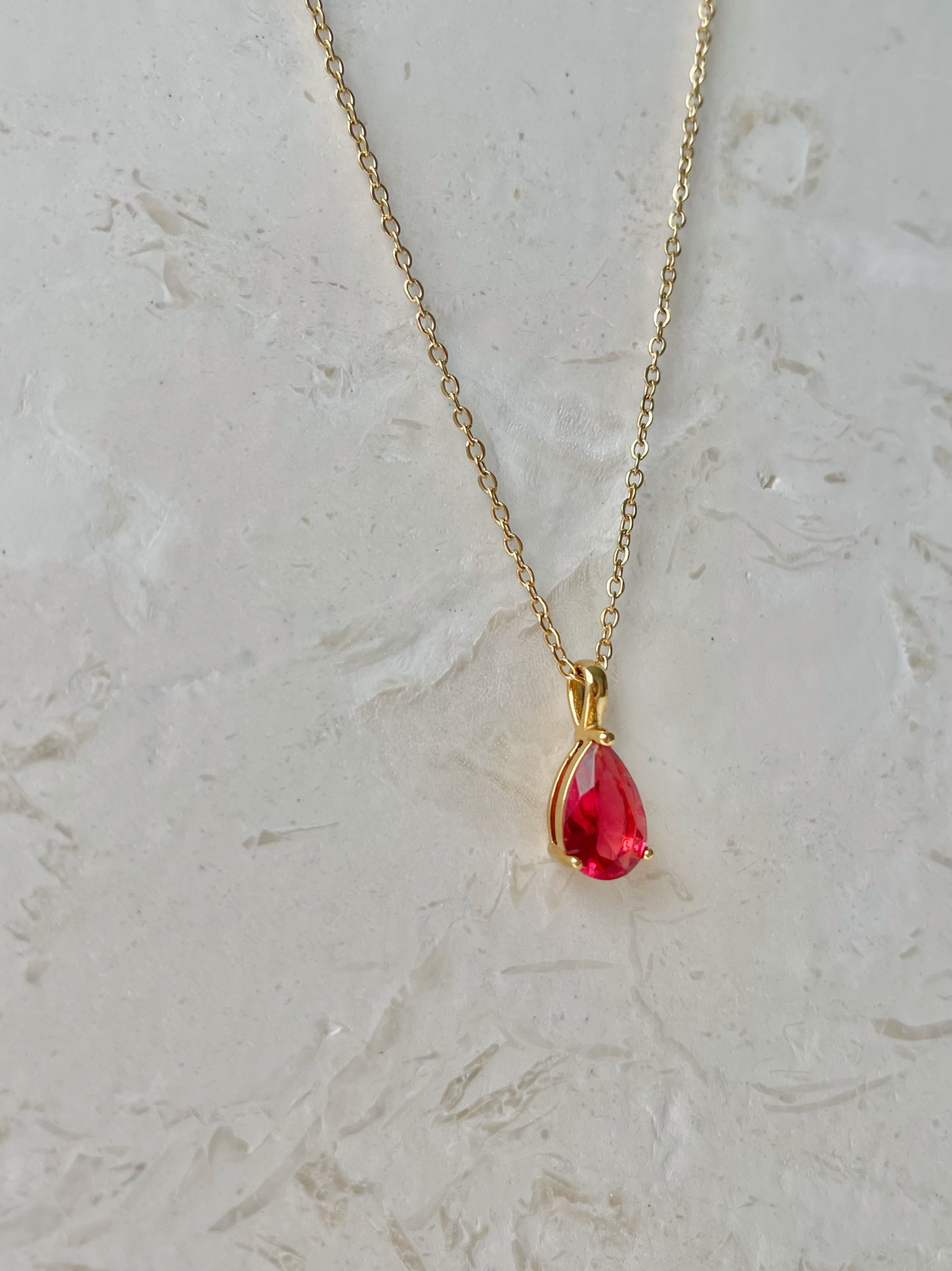 JULY BIRTHSTONE NECKLACE