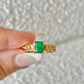 MIRA GREEN CRYSTAL RING