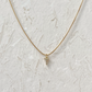 CRYSTAL LETTER CHARM NECKLACE