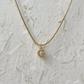 CRYSTAL LETTER CHARM NECKLACE