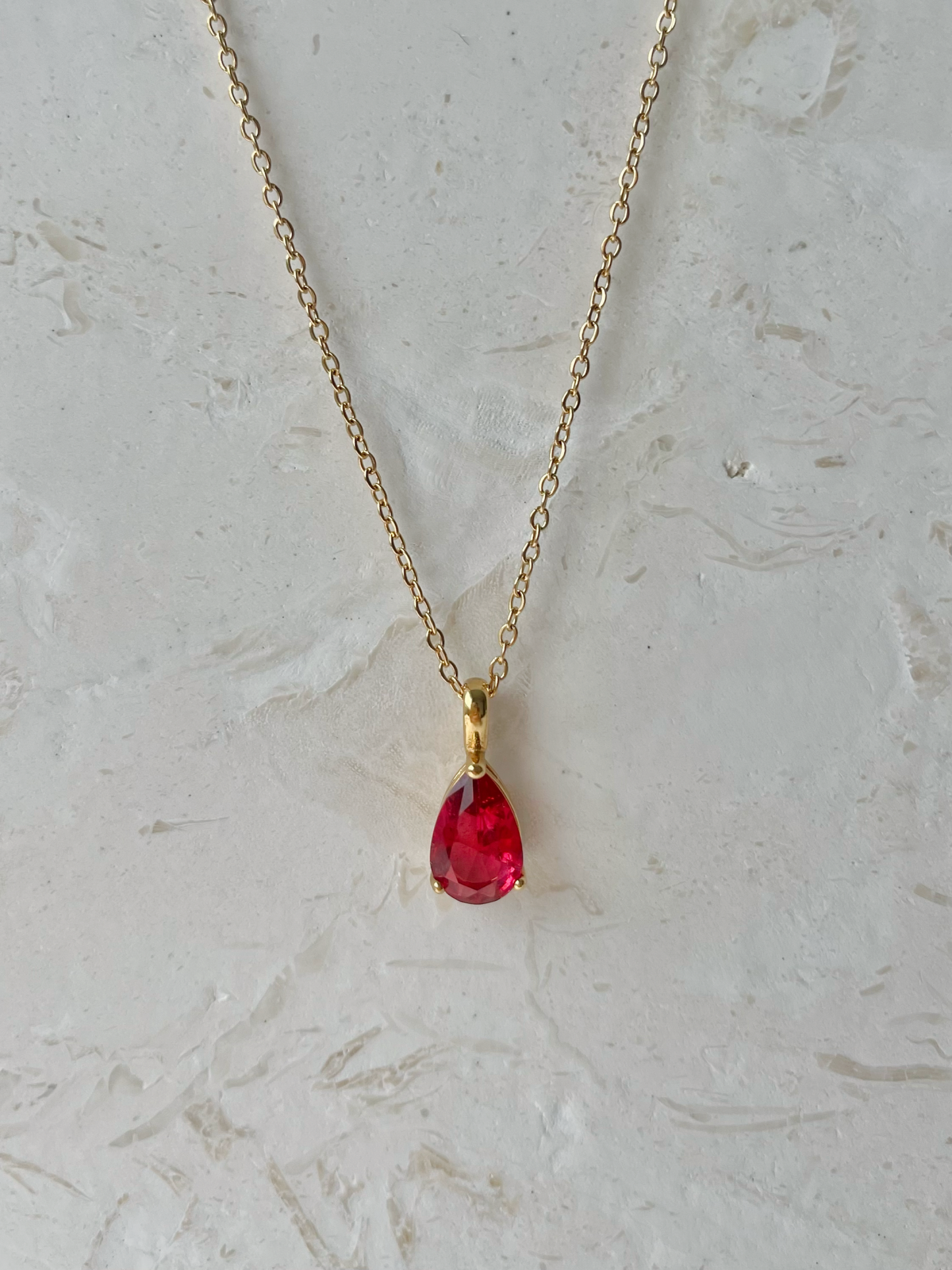 JULY BIRTHSTONE NECKLACE