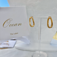 LAYLA OVAL STUD EARRINGS